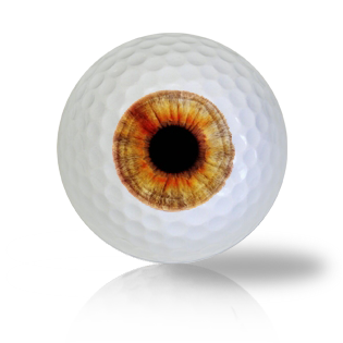 Light Brown Eye Ball Golf Balls Used Golf Balls - Foundgolfballs.com