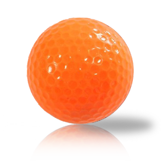 Custom New Orange Blank Balls Used Golf Balls - Foundgolfballs.com