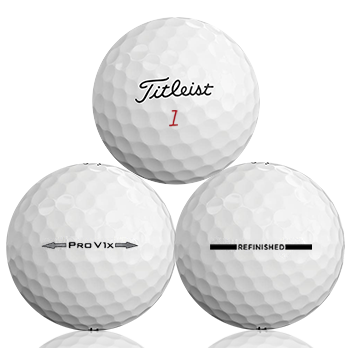 Titleist Pro V1X Refinished (Straight Line) Used Golf Balls - Foundgolfballs.com