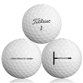 Custom Titleist Pro V1 Refinished (T-Line) Used Golf Balls - Foundgolfballs.com