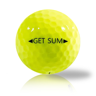 Snell Get Sum Yellow Used Golf Balls - Foundgolfballs.com