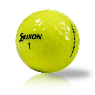 Custom Srixon Q-Star Yellow Used Golf Balls - Foundgolfballs.com