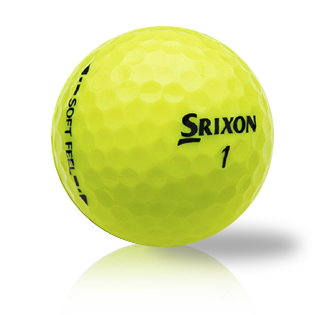 Custom Srixon Soft Feel Yellow Used Golf Balls - Foundgolfballs.com
