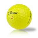 Custom Titleist DT TruSoft Yellow Used Golf Balls - Foundgolfballs.com