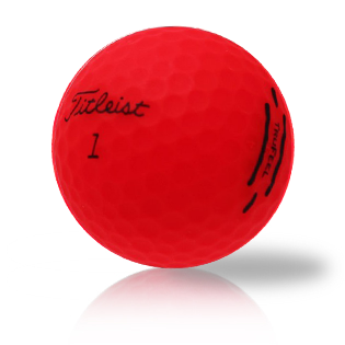 Custom Titleist TruFeel Red Golf Balls - Foundgolfballs.com