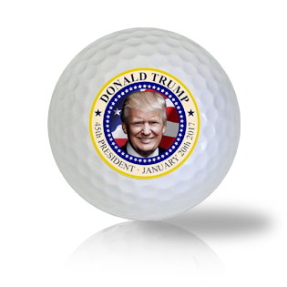 President Donald Trump Official Seal Golf Balls Used Golf Balls - Foundgolfballs.com