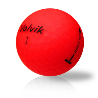 Volvik Vivid Red Used Golf Balls - Foundgolfballs.com