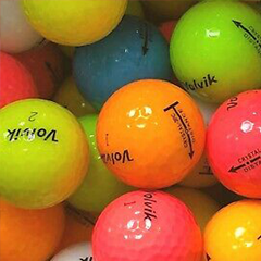 Volvik Color Crystal Mix Used Golf Balls - Foundgolfballs.com